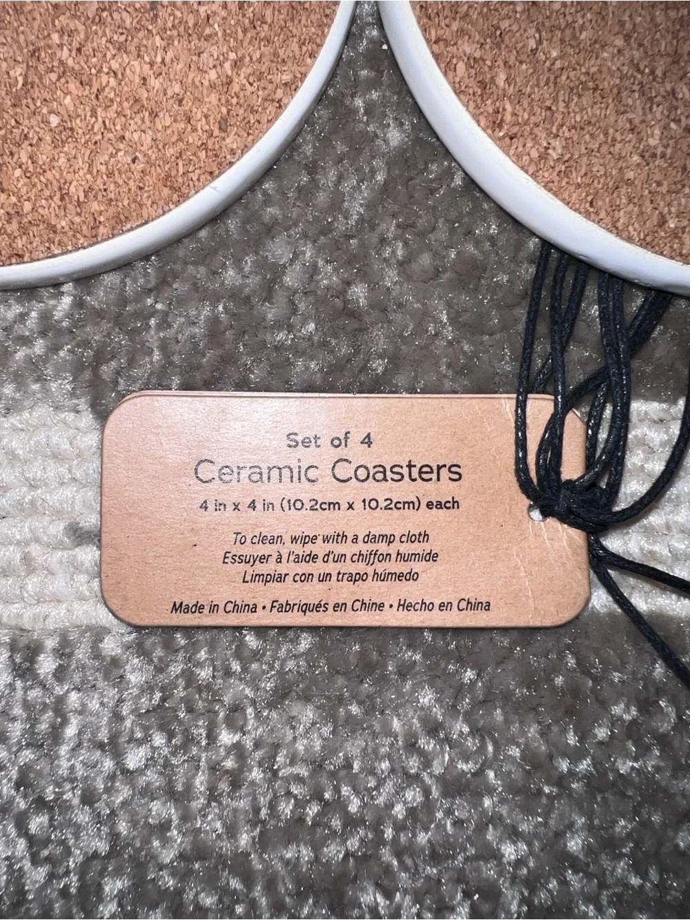 Set of 4 Ceramic Coasters